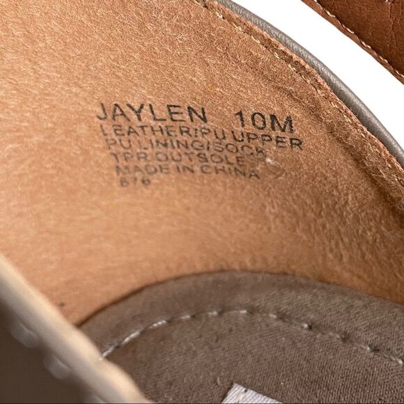 Steve MADDEN Suede Jaylen Wedge Espadrilles Summer Sandals Tan 10 - Picture 13 of 14